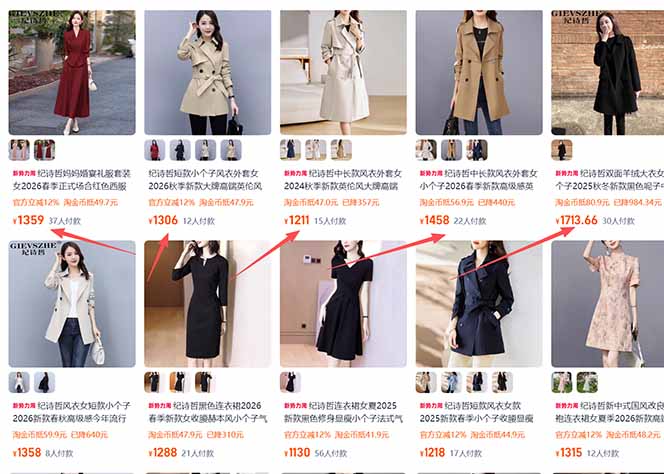 图片[2]-淘宝超高价女装项目：1单赚1000多，可工作室放大（共52节）-全民创业网