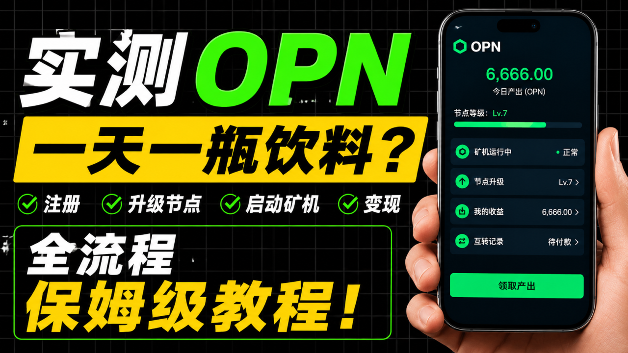 外面2888加盟的OPN无限批量脚本，简单粗暴单号单日5+可批量放大【协议脚本+使用教程】-全民创业网