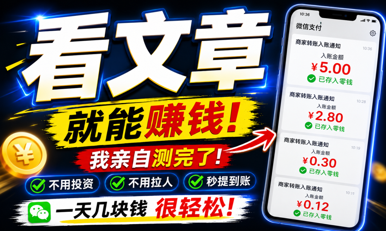 图片[1]-外面收费3999的最新微信阅读协议挂机项目，无限批量矩阵挂机，单号一天5+【挂机脚本+使用教程】-全民创业网