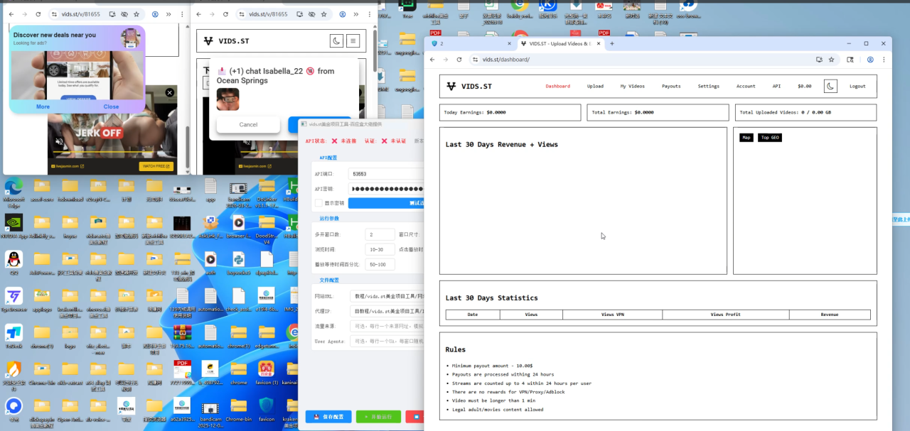 图片[2]-外面收费几千的vids挂机撸美金项目，单日收益30美金+工作室可批量搞【挂机脚本+使用教程】-全民创业网
